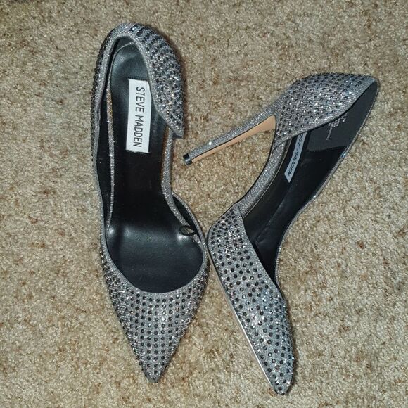 Steve Madden Proper Crystal D'Orsay Pumps sz 7 - Picture 3 of 8